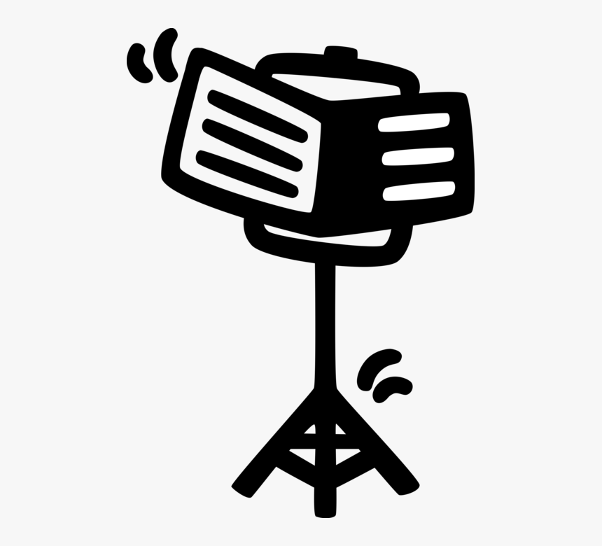 Vector Illustration Of Musician"s Music Stand Holds, HD Png Download, Free Download