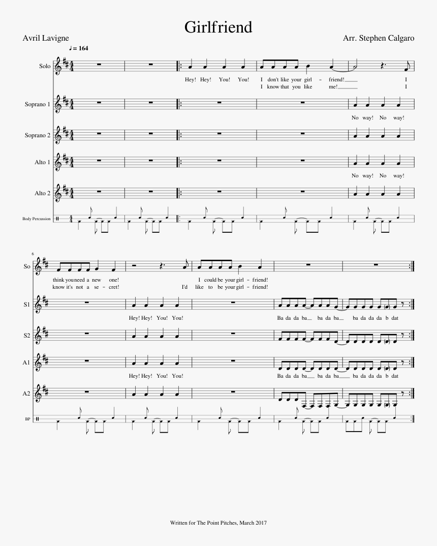 Avril Lavigne Fan Made Family Guy Characters Png Image - Super Mario Galaxy Clarinet Sheet Music, Transparent Png, Free Download