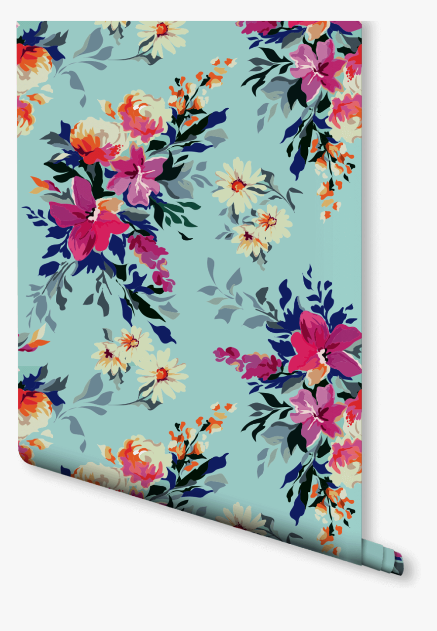 Cute Flower Background - Bunch Of Flower Print Pattern, HD Png Download, Free Download