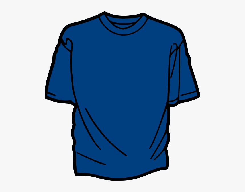 T Shirt Template Blue Svg Clip Arts - Clipart Tshirt, HD Png Download, Free Download