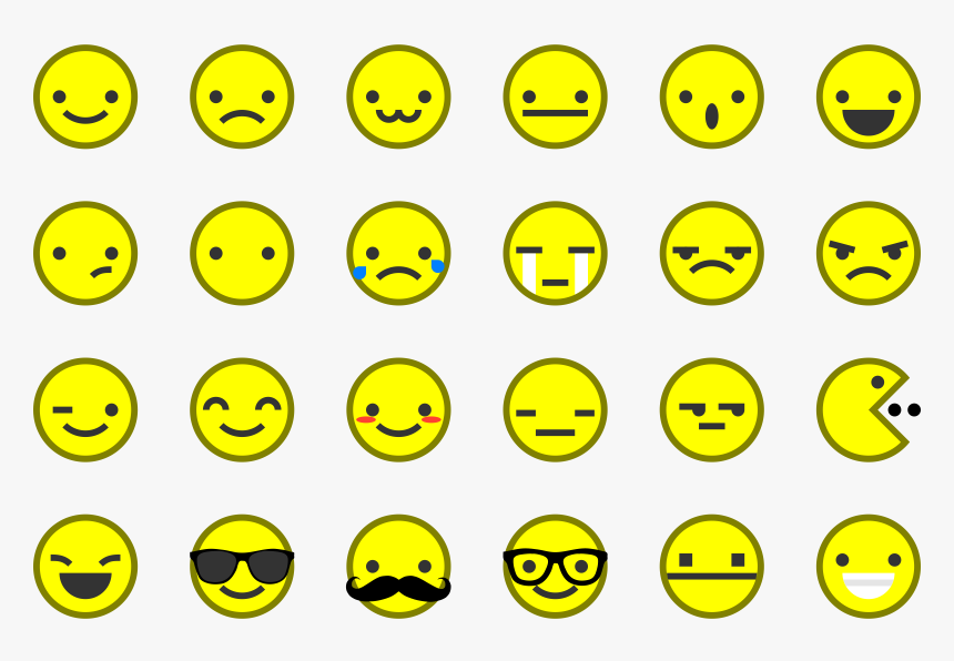 Emoticons & Smileys - Small Emoticons, HD Png Download, Free Download