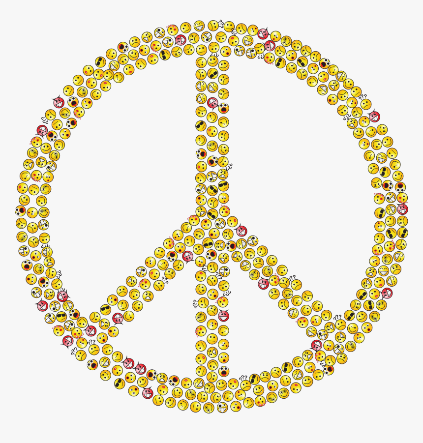 Peace Sign Smileys Clip Arts - Make A Peace Sign, HD Png Download, Free Download