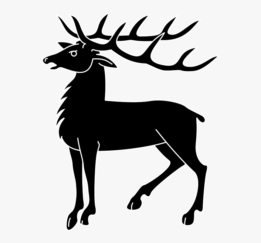 Coat Of Arms With Deer, HD Png Download, Free Download