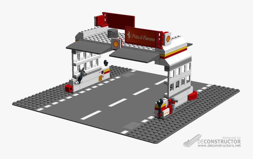 Shell Gas Station Extended, By Deconstructor - Zebra Crossing, HD Png Download, Free Download