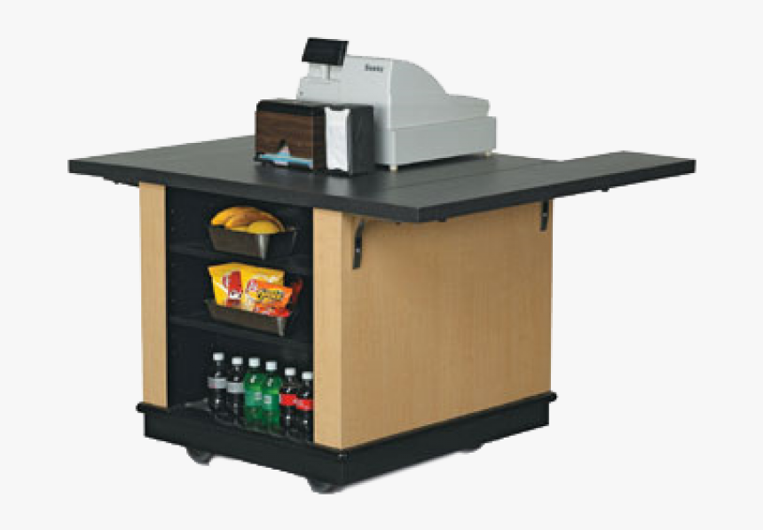 Cashier/merchandising Station - Cash Register Stand, HD Png Download, Free Download