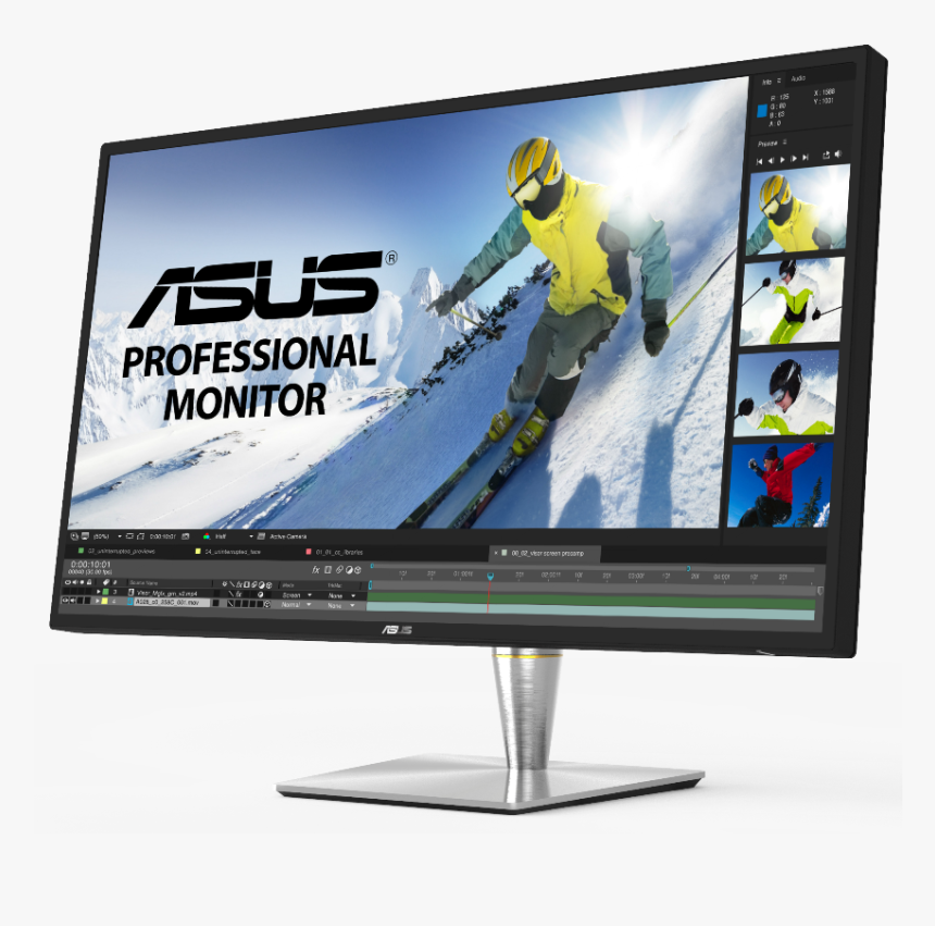 Asus Monitor Png - Asus Proart Monitor, Transparent Png, Free Download