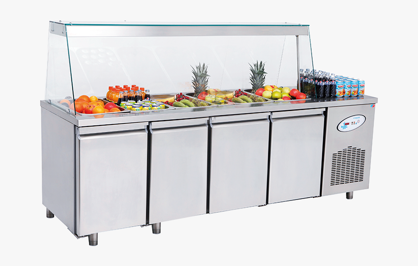 Salad Prep Counter Fridge, HD Png Download, Free Download