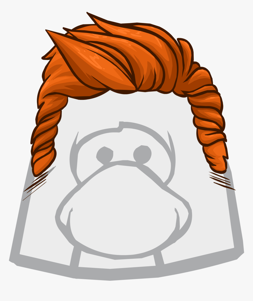 Club Penguin Wiki - Penguin Club Hairs, HD Png Download, Free Download