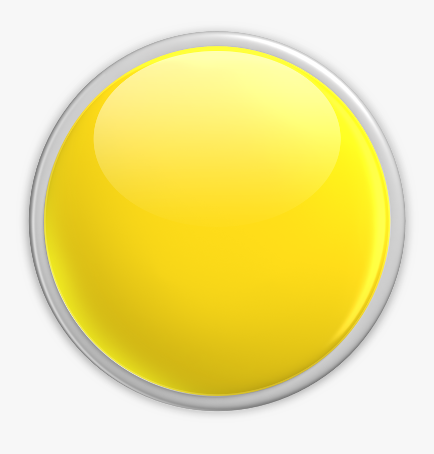 Badge Blank Button Yellow 1600 Clr , Png Download - Circle, Transparent Png, Free Download