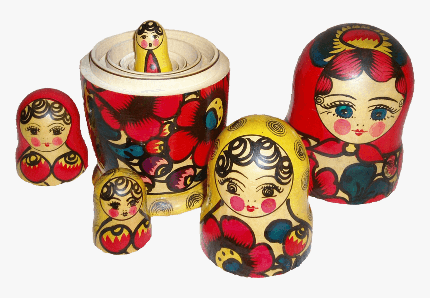 Multiple Russian Dolls - Russian Nesting Doll Transparent, HD Png Download, Free Download