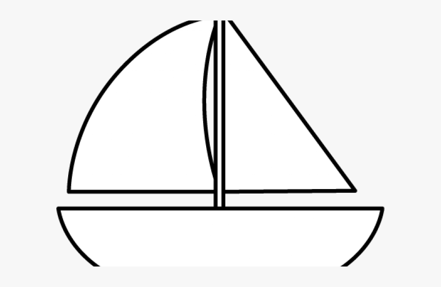 Sailboat Clipart Black And White - Circle, HD Png Download, Free Download