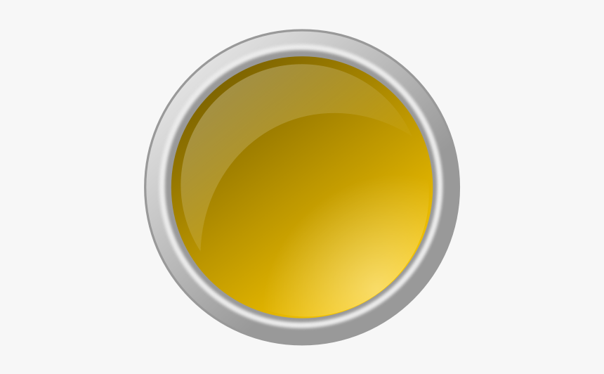 Glossy Yellow Button Png Clip Arts - Circle, Transparent Png, Free Download