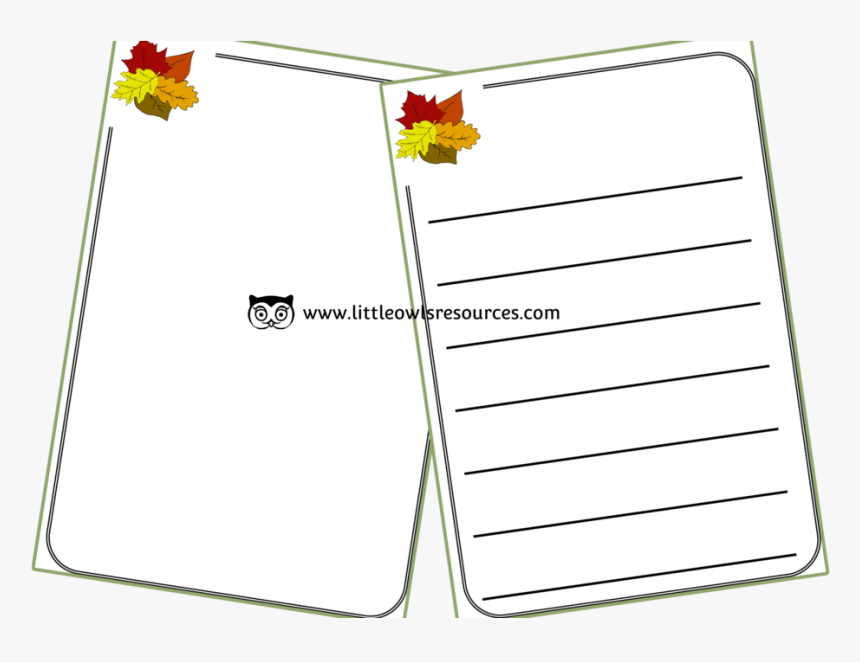 Autumnblanksheetscover, HD Png Download, Free Download