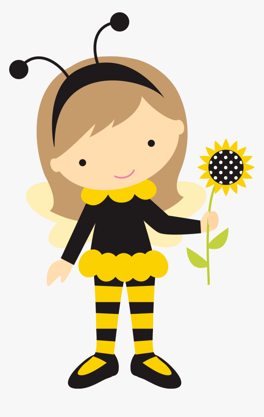 Paper Dolls, Buzz Bee, Bee Clipart, Girl - Bumble Bee Costume Clipart, HD Png Download, Free Download