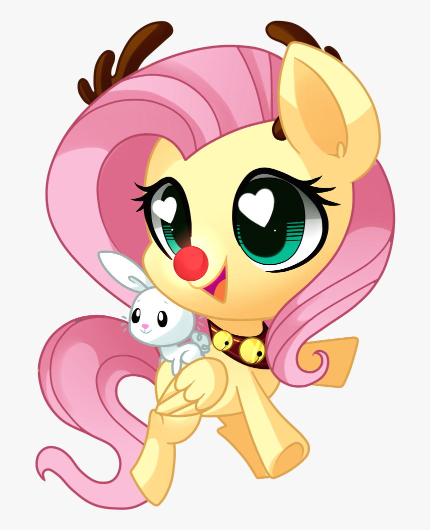 Angel Bunny, Artist - Chibi Fluttershy Cute, HD Png Download, Free Download