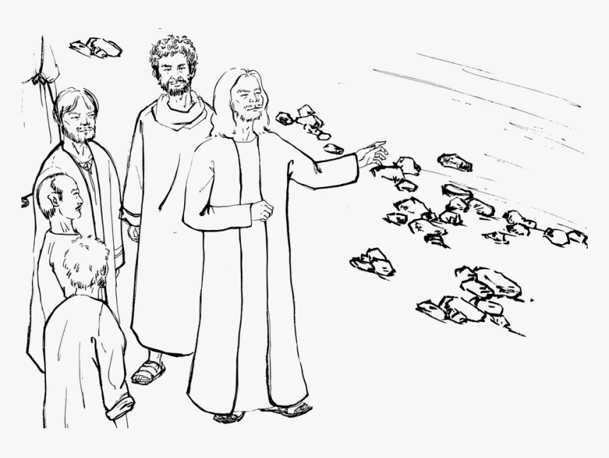 Disciples See Jesus Png - Primeros Discipulos De Jesus Para Colorear, Transparent Png, Free Download