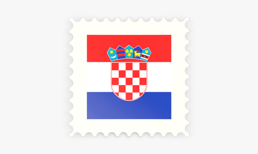 Postage Stamp Icon - Draw A Croatian Flag, HD Png Download, Free Download