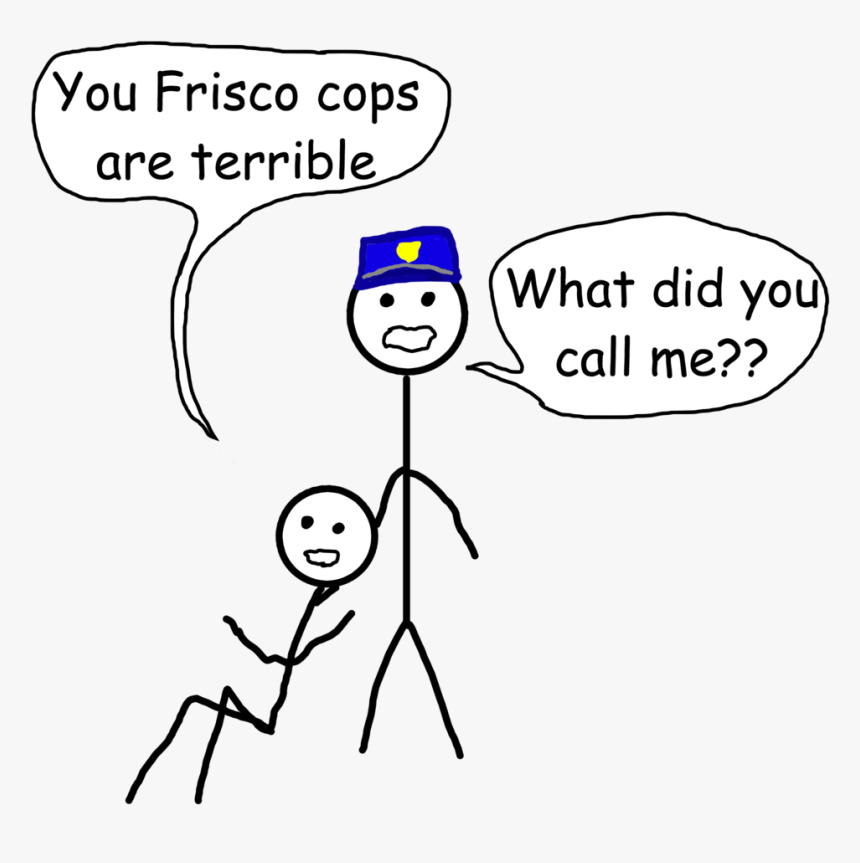 Frisco Cops - Cartoon, HD Png Download, Free Download