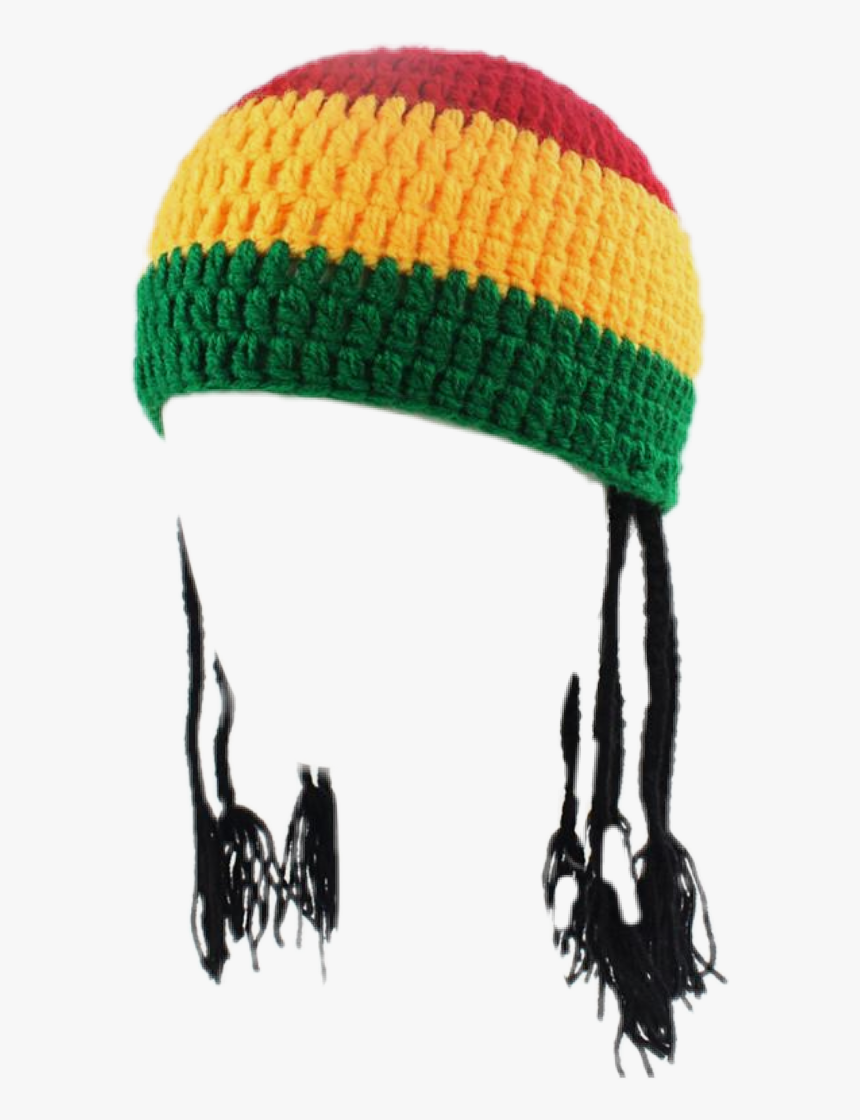 bonnet Rasta #perruque - Dreadlock Rasta Hat Png, Transparent Png -