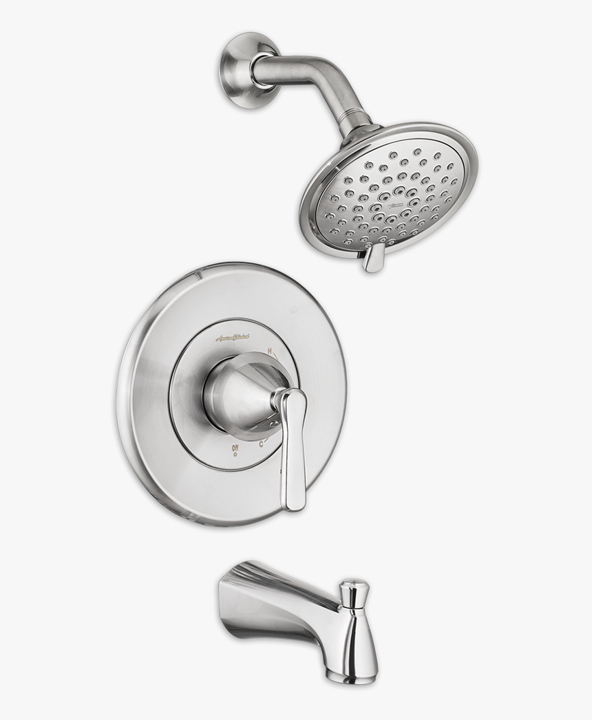 Belford Bath And Shower Faucet In Menards Satin Nickel - Shower Head, HD Png Download, Free Download