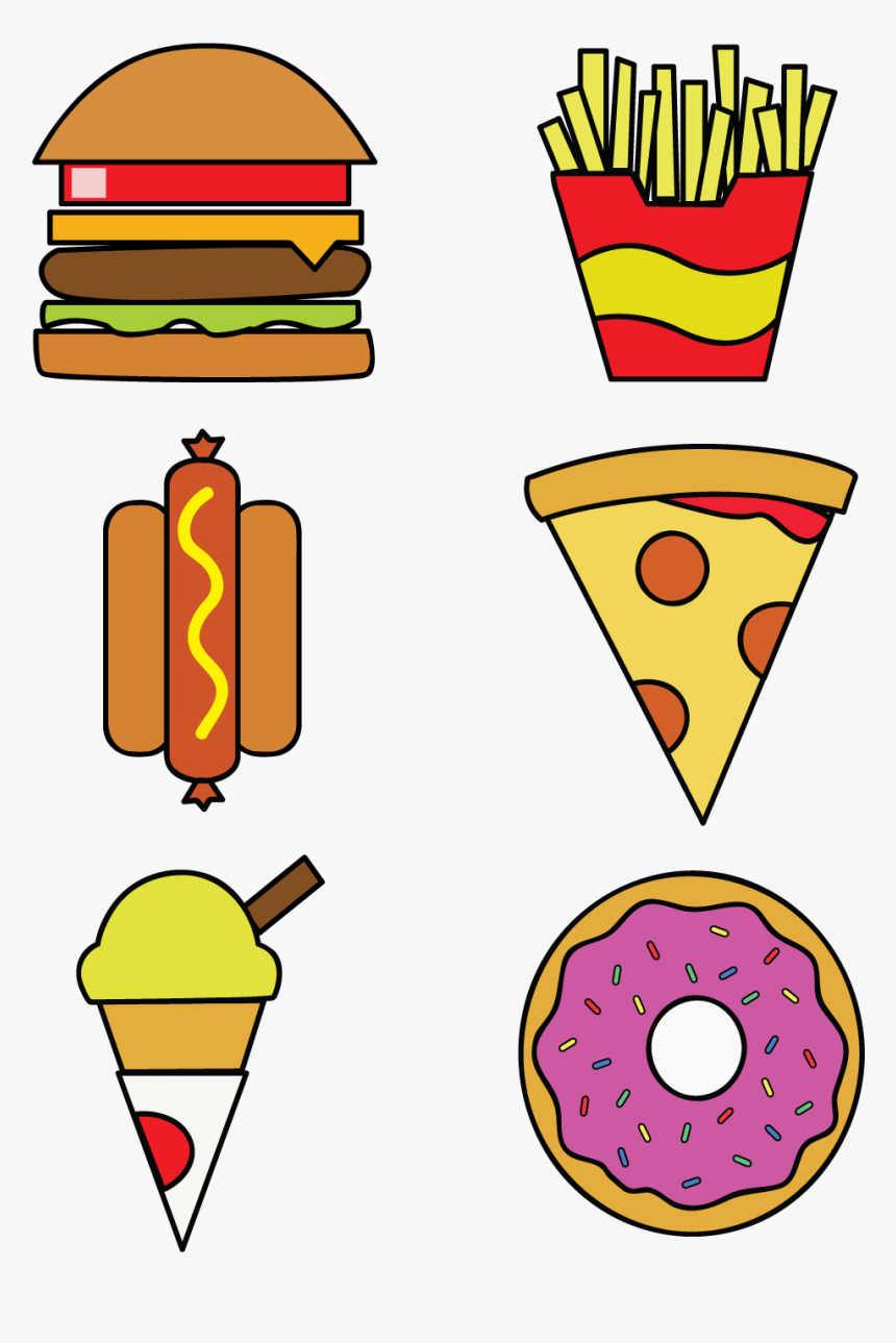 Free Fast Food Vector Graphics, HD Png Download, Free Download