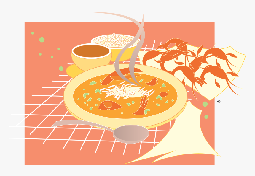 Gumbo And Crawfish Vector Clip Art - Illustration, HD Png Download, Free Download