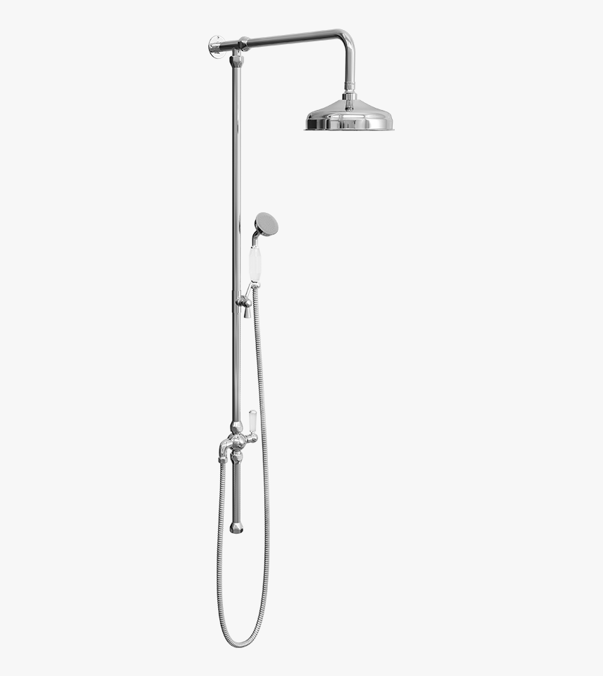 Traditional Rigid Riser With Diverter 1357mm - Shower Head, HD Png Download, Free Download