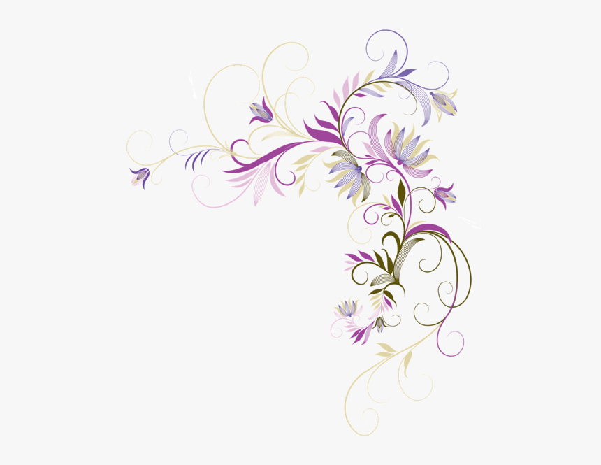 Google Clipart Horizontal - Elegant Background Floral Frames Transparent Png Horizontal, Png Download, Free Download