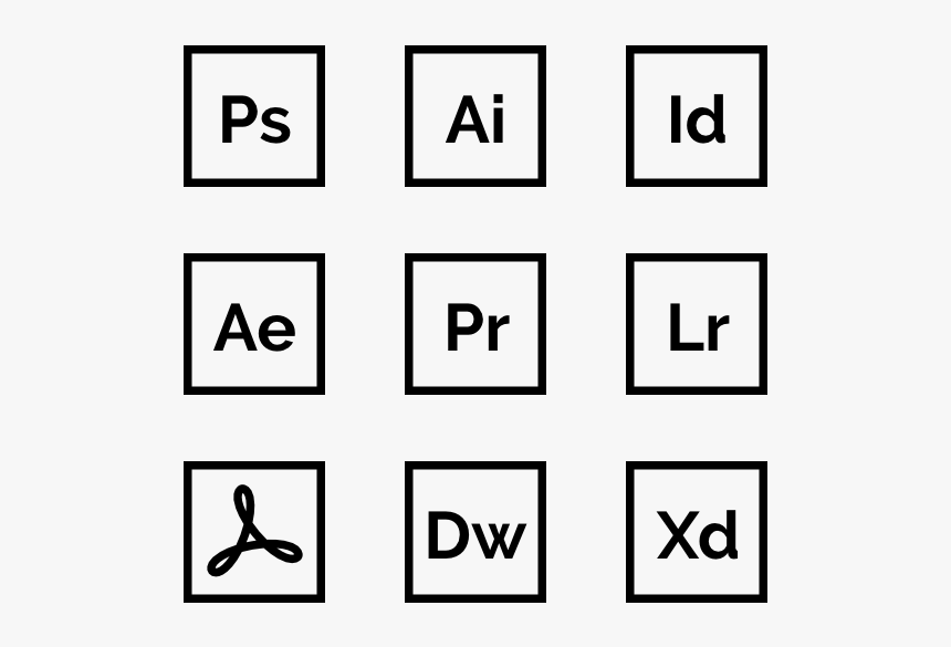 936 Free Vector Icons - Adobe Logo Png, Transparent Png, Free Download