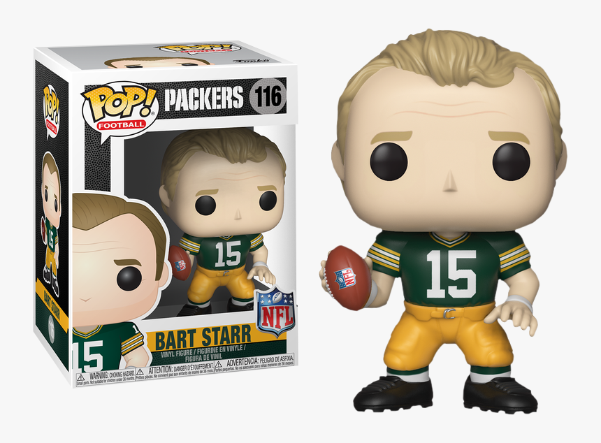 Funko Pop Vinyl - Bart Starr Funko Pop, HD Png Download, Free Download