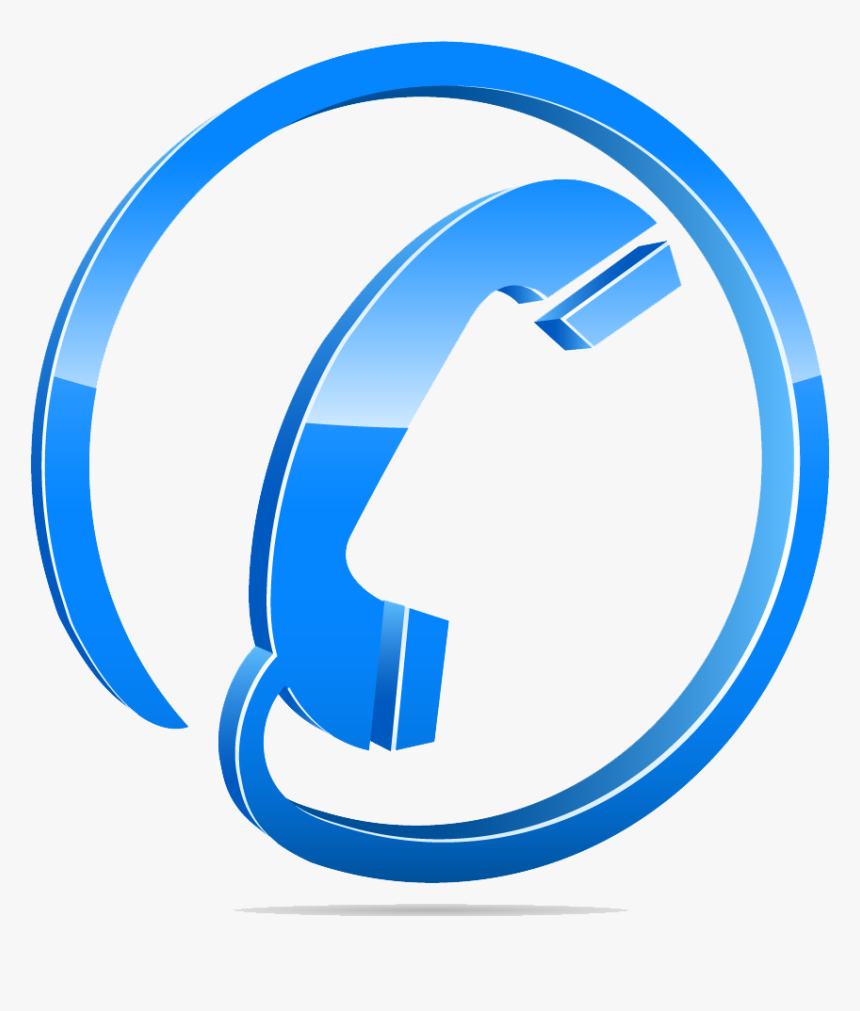 Blue Telephone Symbol Png, Transparent Png, Free Download