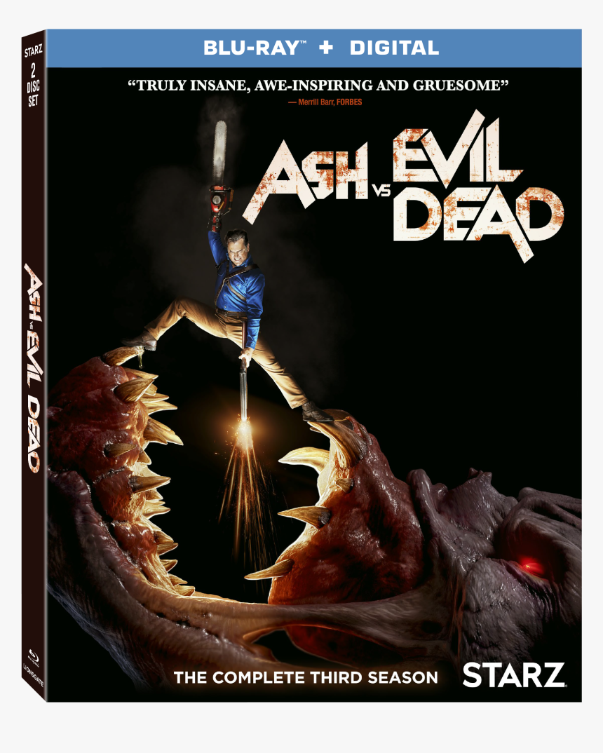 Evil Dead - Ash Vs Evil Dead Season 3 Cover, HD Png Download, Free Download