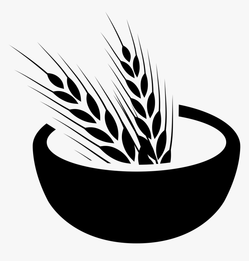 Wheat Grains On A Bowl, HD Png Download, Free Download