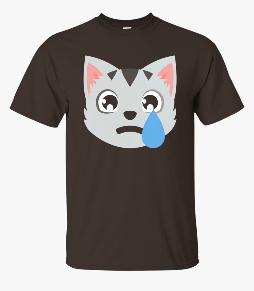 Check Awesome Sad Cat Emoji Emoticon Cute T Shirt - Fake Gucci Shirt, HD Png Download, Free Download