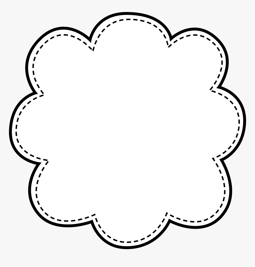 Shape Clipart Black And White, HD Png Download, Free Download
