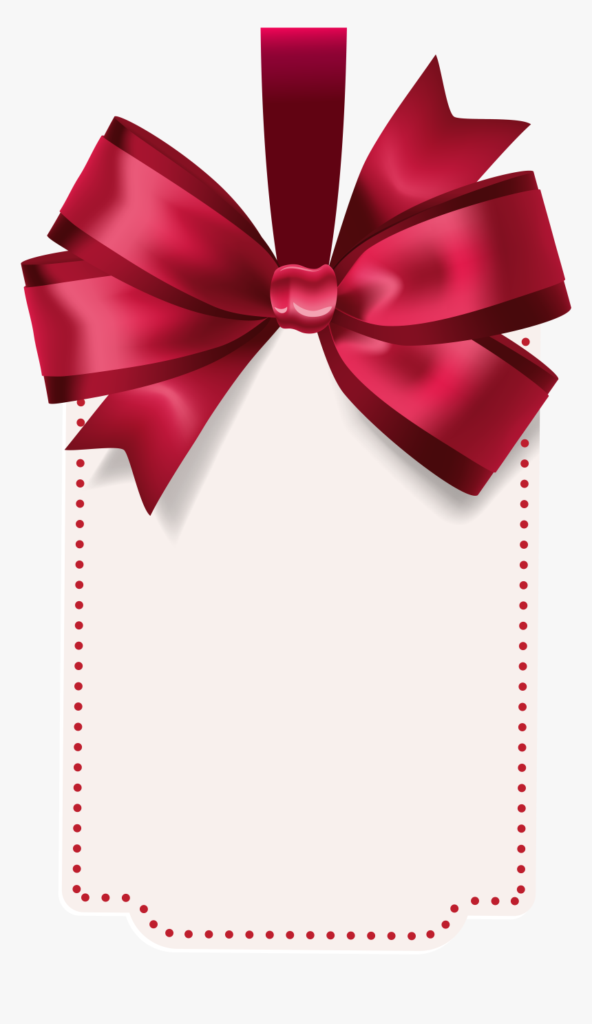 Christmas Gift Tag Png, Transparent Png, Free Download