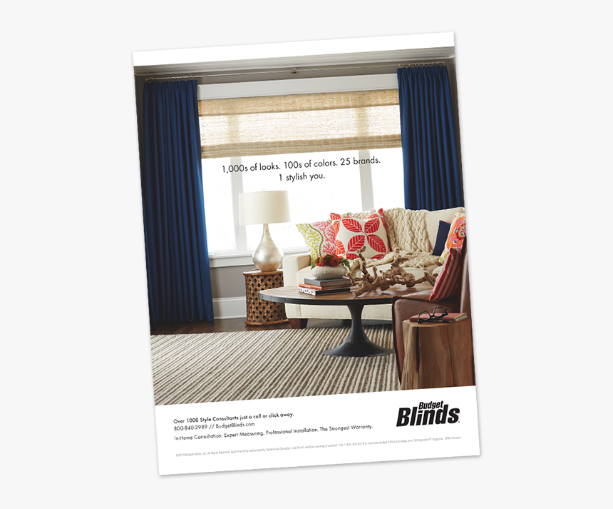 Budget Blinds Magazine Ad - Budget Blinds Ad, HD Png Download, Free Download