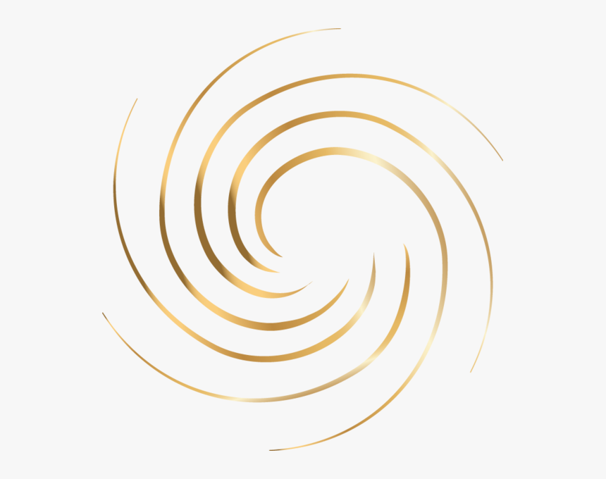 Gold Swirl Png Download - Circle, Transparent Png, Free Download