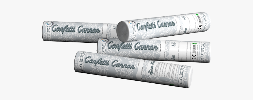 30cm Confetti Cannon White Tissue - Newsprint, HD Png Download, Free Download