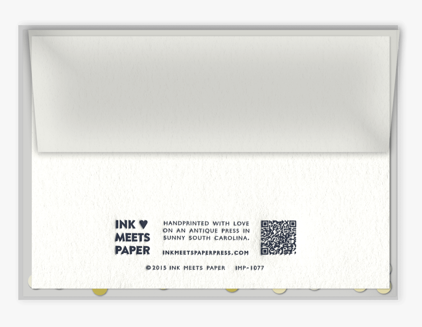 Confetti Toast Letterpress Card Packaged Rear View - Utility Software, HD Png Download, Free Download