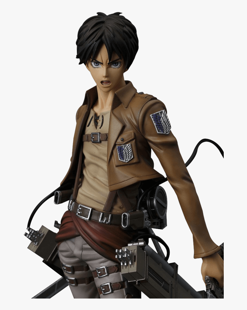 Estátua Eren Yeager - Shingeki No Kyojin Action Figure Eren, HD Png Download, Free Download