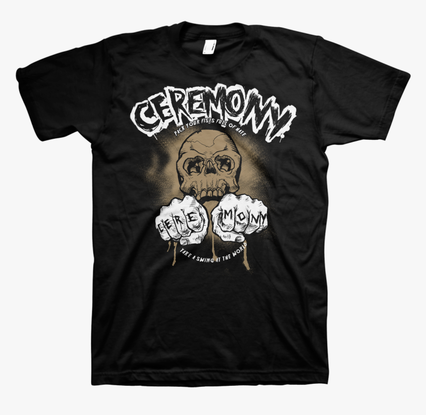 Ceremony "fists - Modern Life Is War T Shirt, HD Png Download, Free Download