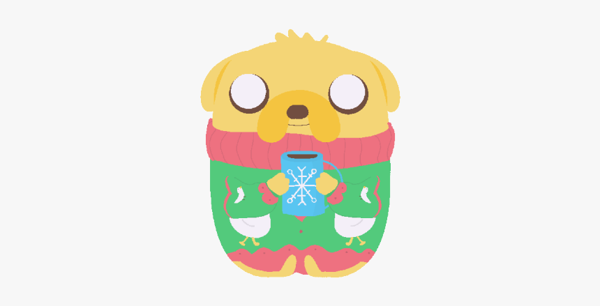 Christmas Adventure Time Cartoon Network Jake The Dog - Jake The Dog Art, HD Png Download, Free Download