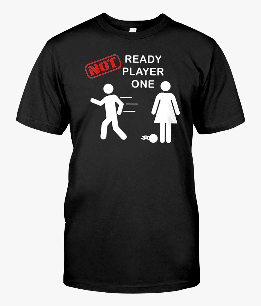 Not Ready Player One - Author And Punisher T Shirt, HD Png Download, Free Download