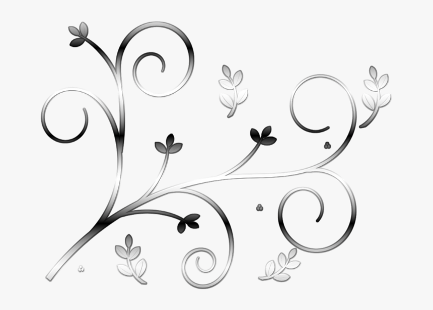 Scroll Sticker Design 1 Art Nouveau Filigree Curly - Line Art, HD Png Download, Free Download