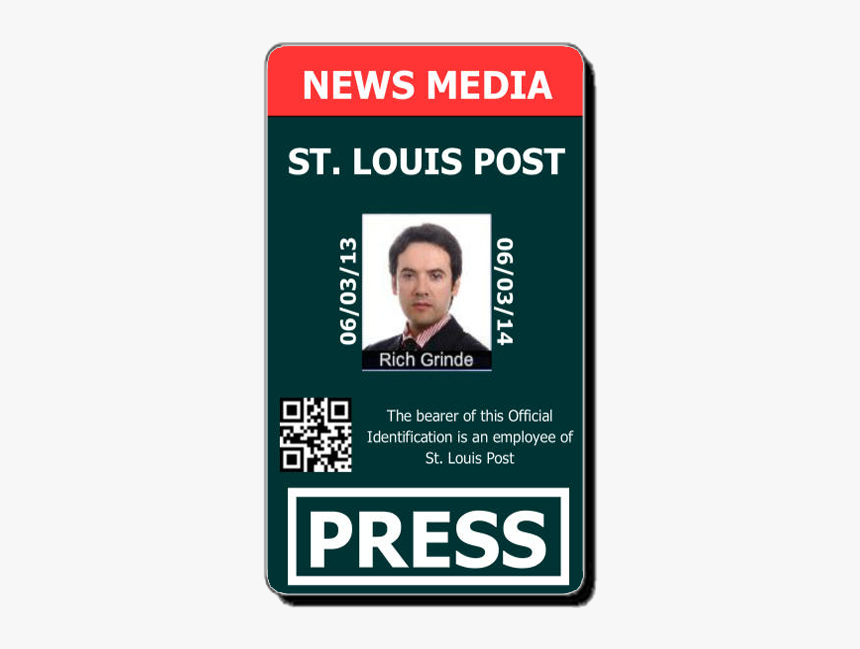 Media Id Card Design Psd, HD Png Download, Free Download