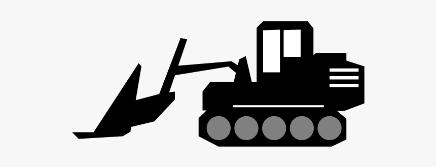 Heavy Machinery Clip Art Construction Bulldozer Image - Bulldozer, HD Png Download, Free Download