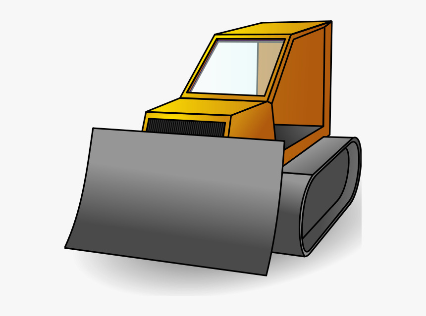 Bulldozer Png Clip Arts - Transparent Bulldozer Cartoon, Png Download, Free Download