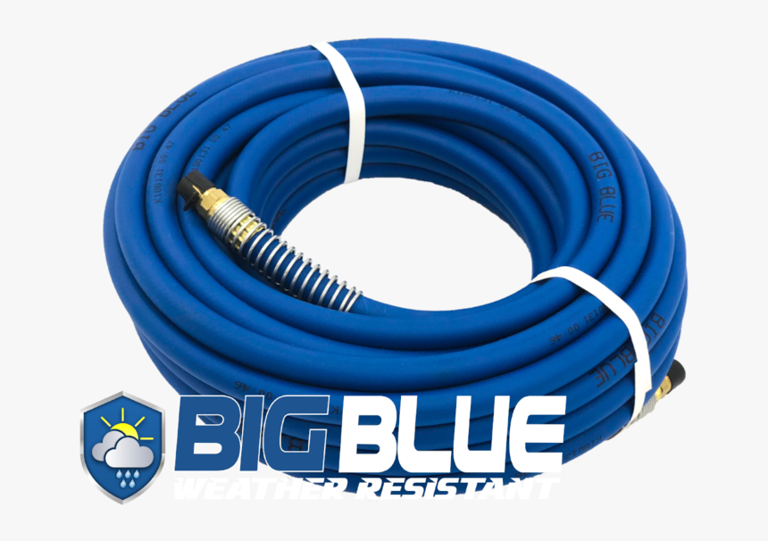 Big Blue Pvc Air Hose - Ethernet Cable, HD Png Download, Free Download