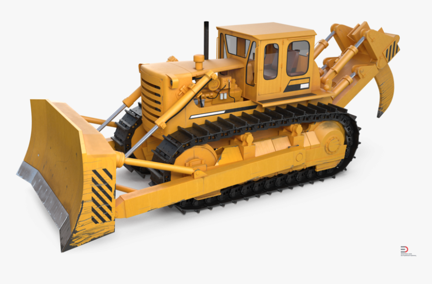 Bulldozer Rigged Royalty-free 3d Model - Dozer Png, Transparent Png, Free Download